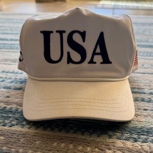 White USA Trump 45th President adjustable Cap/hat